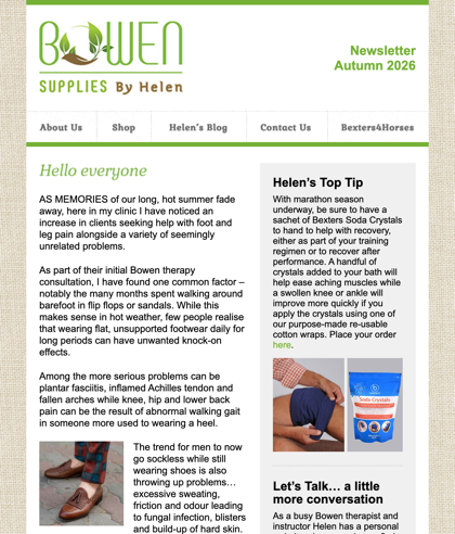 Read our Autumn E-News
